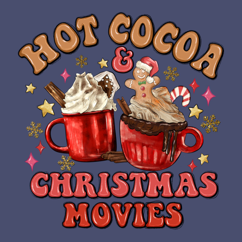 Hot Cocoa And Christmas Movies Vintage Tee by MaliasSmallBusiness | Teevron