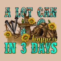 A Lot Can Happen In 3 Days Western Urban Heavy Tee | Teevron