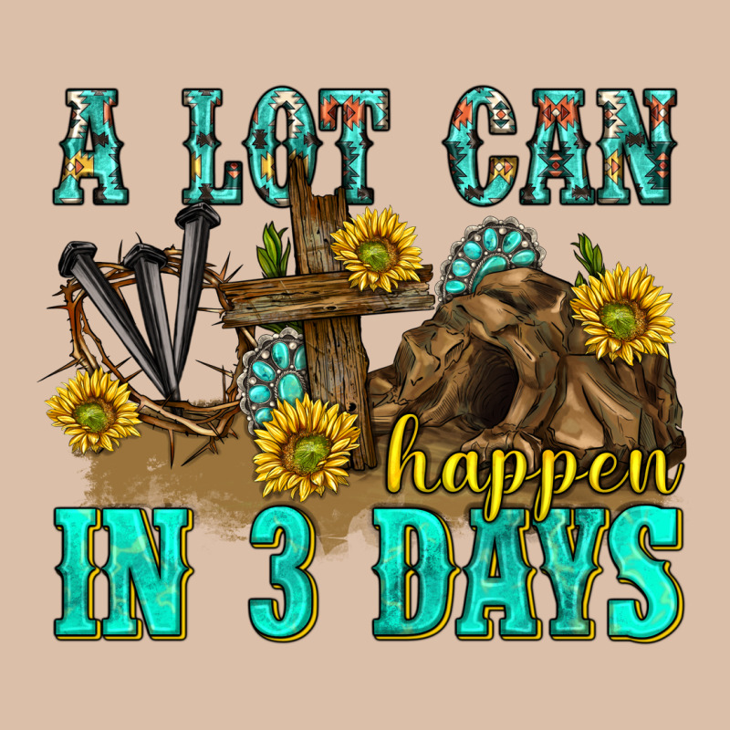 A Lot Can Happen In 3 Days Western Urban Heavy Tee by texasbilliewilder | Teevron