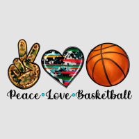 Peace Love Basketball Premium Sweatshirt | Teevron
