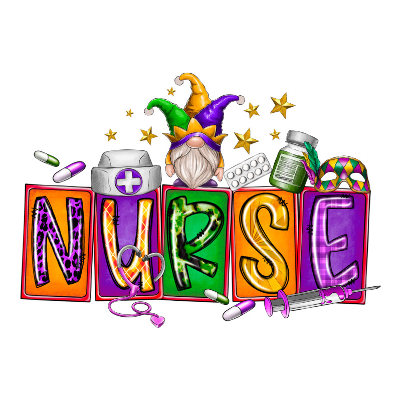 Nurse Mardi Gras Zipper Hoodie by RacoonDesign | Teevron