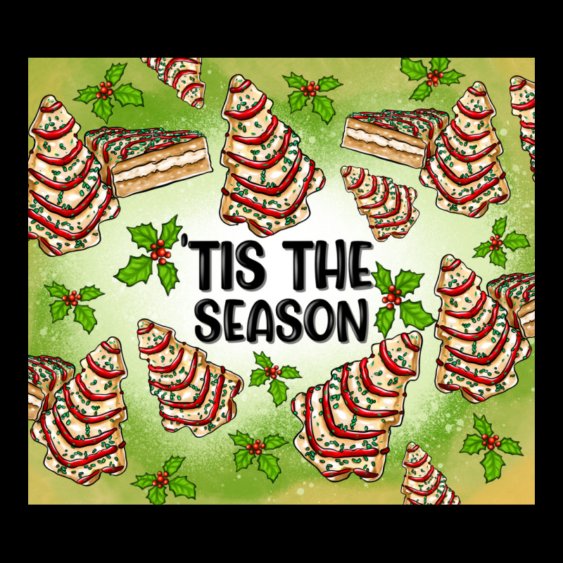 Tis The Season Christmas Tree Cake Urban Hoodie by MaliasSmallBusiness | Teevron
