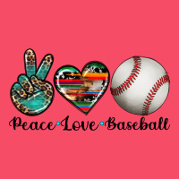 Peace Love Baseball Premium Sweatshirt | Teevron