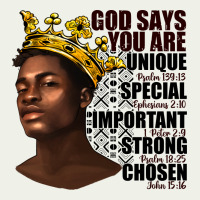 Afro Man God Says You Are Urban Heavy Tee | Teevron