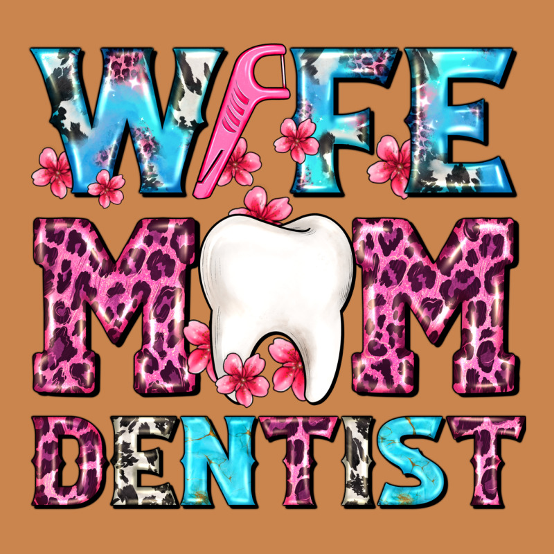 Wife Mom Dentist With Tooth And Floss Heavyweight Hoodie by AdoDesignShop | Teevron