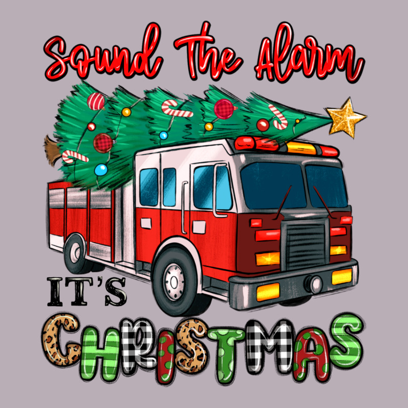Sound The Alarm Its Christmas Fire Truck Vintage Tee by MaliasSmallBusiness | Teevron