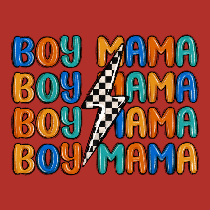 Boy Mama Lightning Bolt Premium Hoodie by MaliasSmallBusiness | Teevron