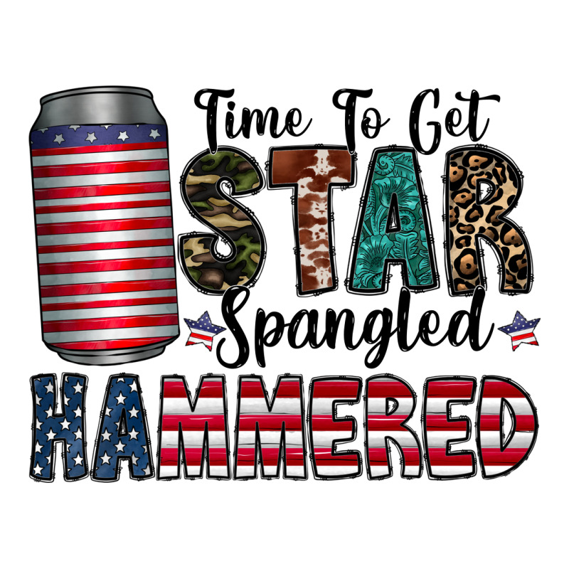 Star Spangled Hammered Zipper Hoodie by CowhideDigitalArt | Teevron