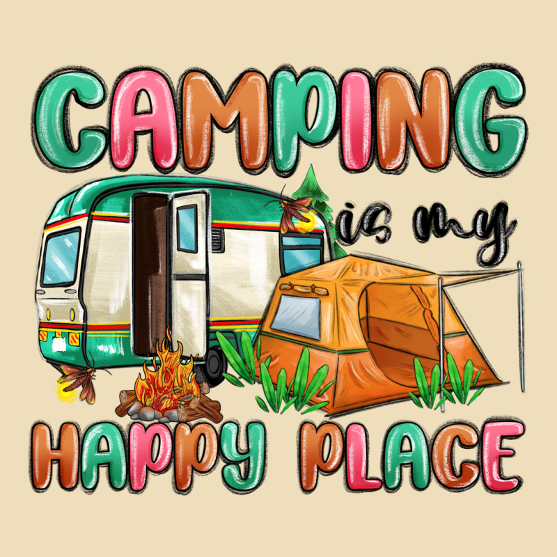 Camping Is My Happy Place Premium Hoodie by MaliasSmallBusiness | Teevron