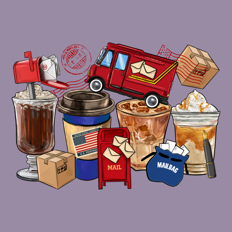 Postal Worker Coffee Cups Classic Tee by FaDigitalArtStudio | Teevron