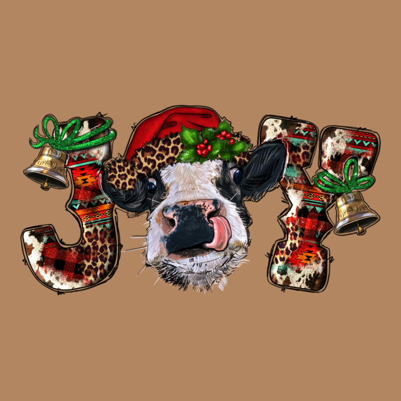 Christmas Joy With Heifer Cow Long Sleeve Tee by RanaPortraitStore | Teevron