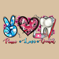 Peace Love Dental Heavyweight Hoodie | Teevron