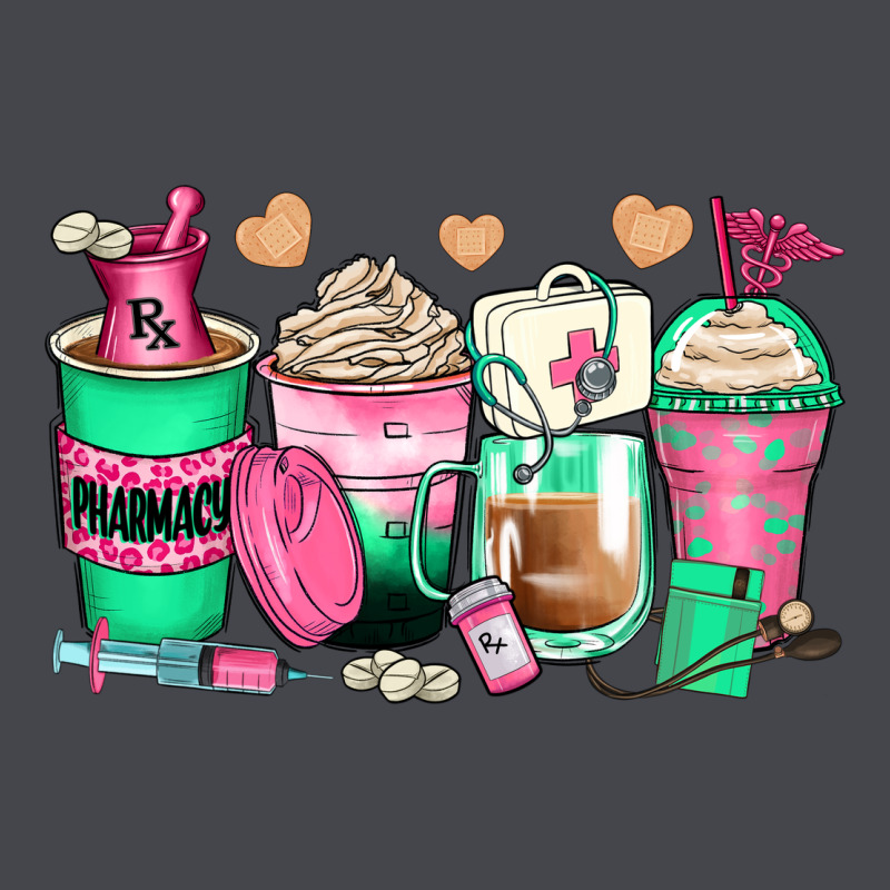 Pharmacy Coffee Cups Long Sleeve Tee by Zillion Design Studio | Teevron