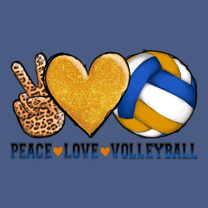 Peace Love Volleyball Vintage Hoodie by AdoDesignShop | Teevron