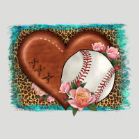 Western Leopard Baseball Heart Zipper Hoodie | Teevron