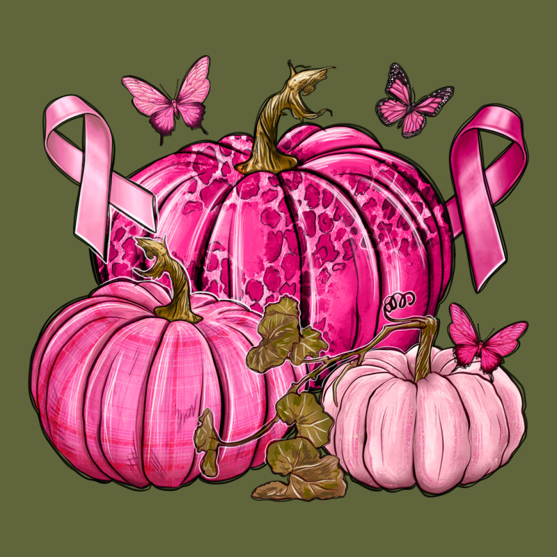 Breast Cancer We Wear Pink With Pumpkin And Ribbon Classic Tee by texasbilliewilder | Teevron