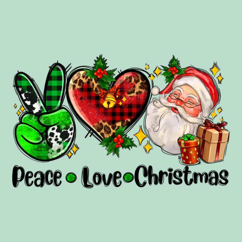 Peace Love  Christmas Premium Hoodie by AdoDesignShop | Teevron