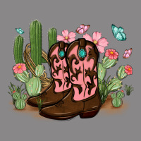 Cowboy Boots With Cactus Vintage Tee | Teevron