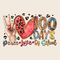 Peace Love 100 Days Of School Zipper Hoodie | Teevron