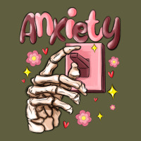 Anxiety Skeleton Hand Vintage Tee | Teevron