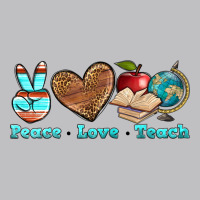 Peace Love Teach Classic Tee | Teevron
