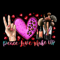 Peace Love Makeup Zipper Hoodie | Teevron