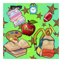 school seamless pattern | Teevron