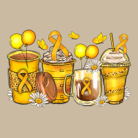 Childhood Cancer Coffee Cups Long Sleeve Tee | Teevron