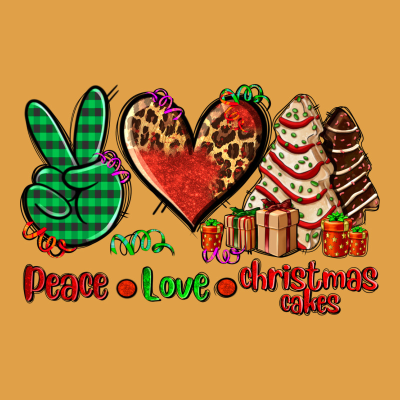Peace Love Christmas Cakes Premium Hoodie by AdoDesignShop | Teevron