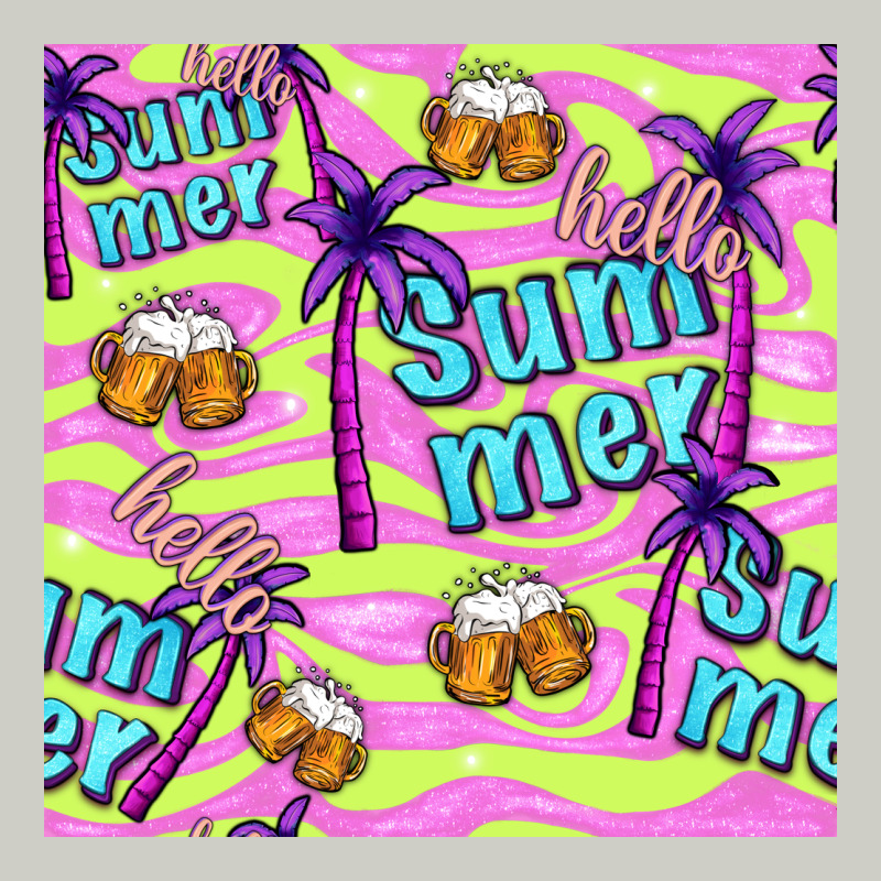 Hello Summer And Beer Seamless Pattern Heavyweight Hoodie by BundleAndBundleShop | Teevron