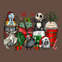 Christmas Cartoon Characters Coffee Cups Long Sleeve Tee | Teevron