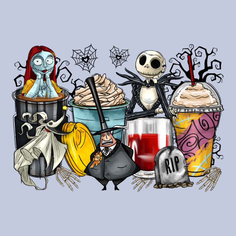 Cartoon Characters Coffee Cups Long Sleeve Tee by Zillion Design Studio | Teevron