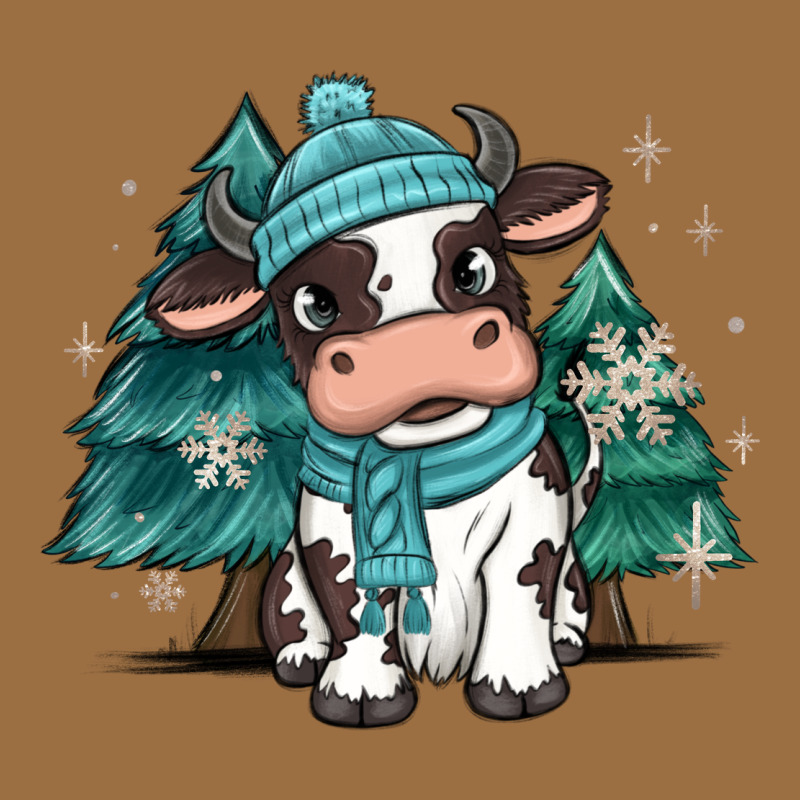 Winter I'm Udderly Freezing Baby Cow Vintage Tee by MaliasSmallBusiness | Teevron