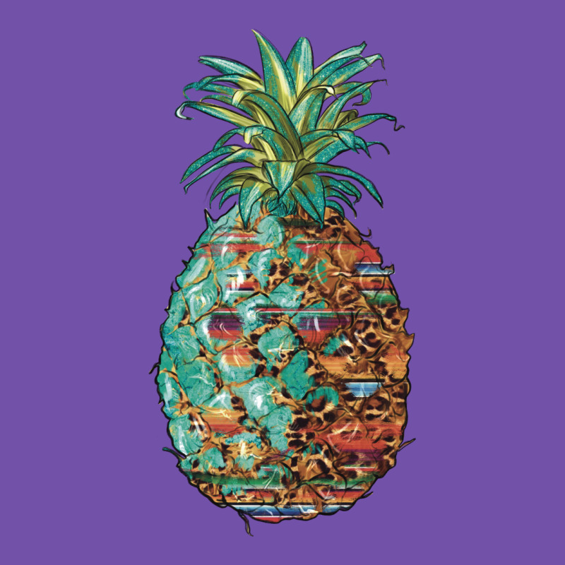 Pineapple Leopar Turquoise Serape Summer Premium Sweatshirt by Artiststas | Teevron