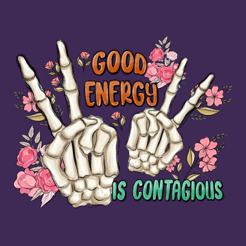 Good Energy Is Contagious Premium Hoodie by MaliasSmallBusiness | Teevron