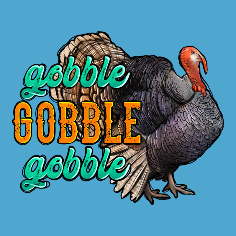 Thanksgiving Turkey Gobble Gobble Premium Hoodie by NancyCooperArtShop | Teevron