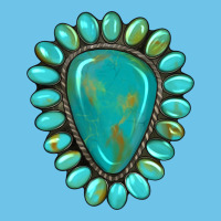 Western Gemstone Turquoise Premium Sweatshirt | Teevron