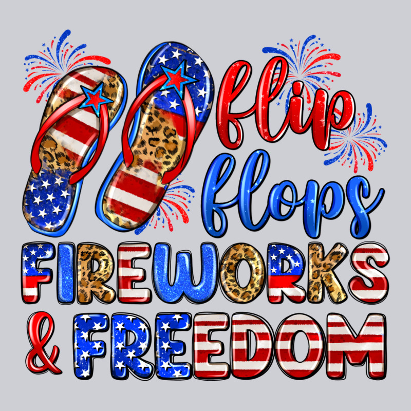 Flip Flops Fireworks And Freedom Classic Tee by Zillion Design Studio | Teevron