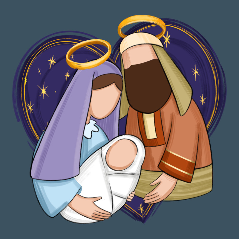 Holy Night Jesus Birth Urban Heavy Tee by Zillion Design Studio | Teevron