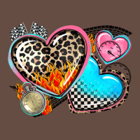 Western Leopard  Racing  Hearts Long Sleeve Tee | Teevron