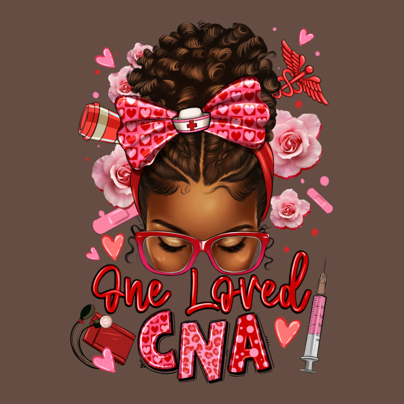 One Loved Cna Afro Messy Bun Long Sleeve Tee by texasbilliewilder | Teevron