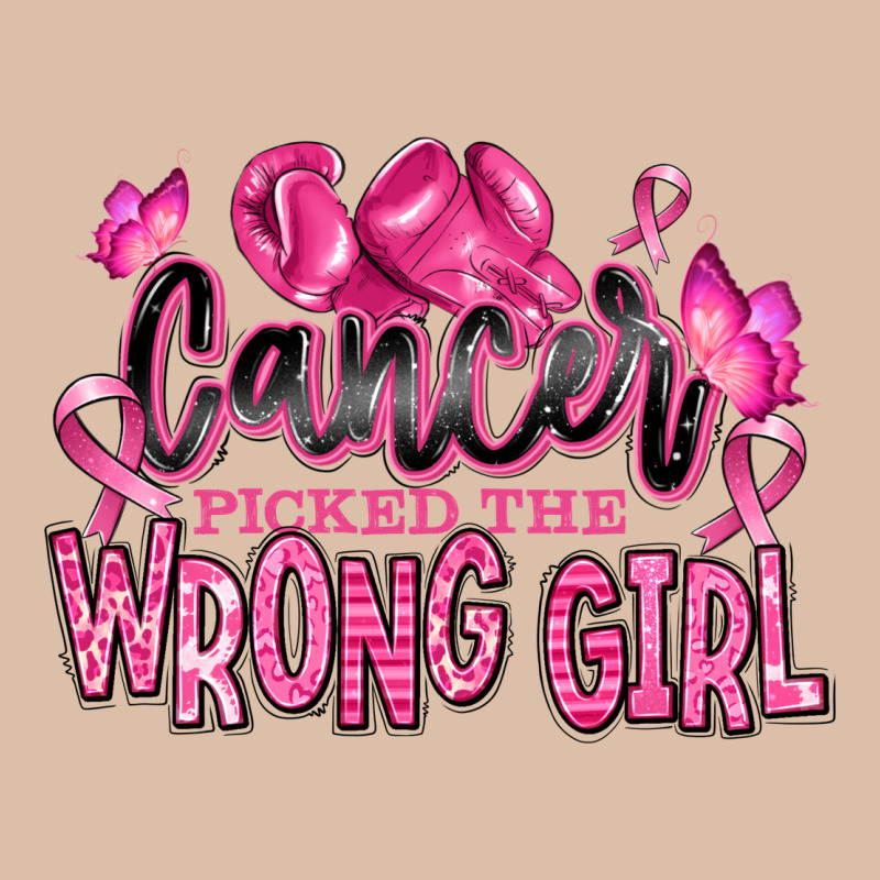 Cancer Picked The Wrong Girl Urban Heavy Tee by RanaPortraitStore | Teevron