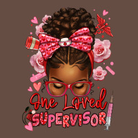 One Loved Supervisor Afro Messy Bun Long Sleeve Tee | Teevron