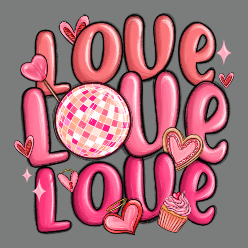 Love Love Love Valentines Day Premium Hoodie by MaliasSmallBusiness | Teevron