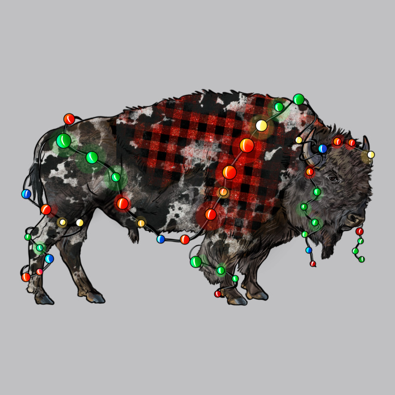 Christmas Bison Long Sleeve Tee by RanaPortraitStore | Teevron