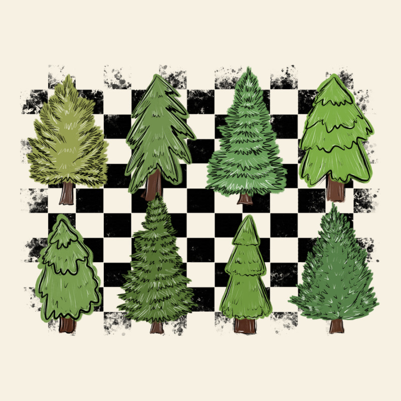 Checkered Trees Vintage Tee by MaliasSmallBusiness | Teevron