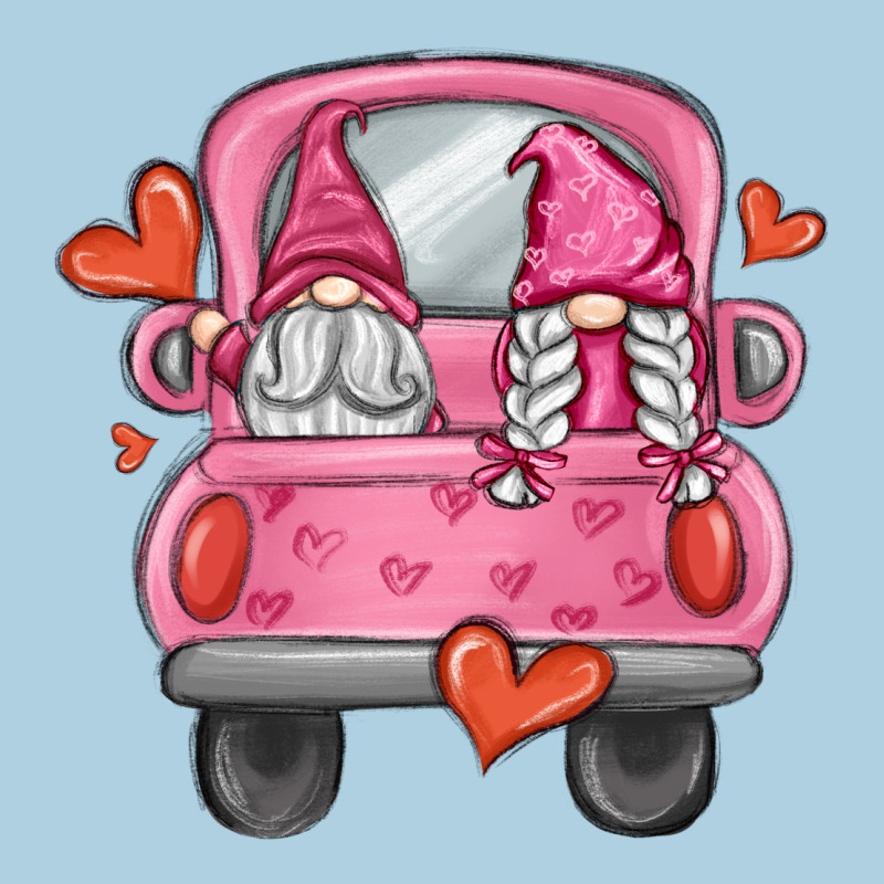 Valentines Day Gnome Truck Premium Hoodie by MaliasSmallBusiness | Teevron