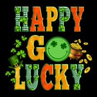 Happy Go Lucky  With Coin And Shamrock Premium Sweatshirt | Teevron