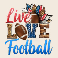 Live Love American Football Zipper Hoodie | Teevron