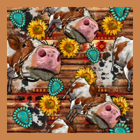 Cow And Western Seamless Pattern Heavyweight Hoodie | Teevron
